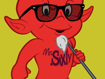 Mascota Mr. Sixty