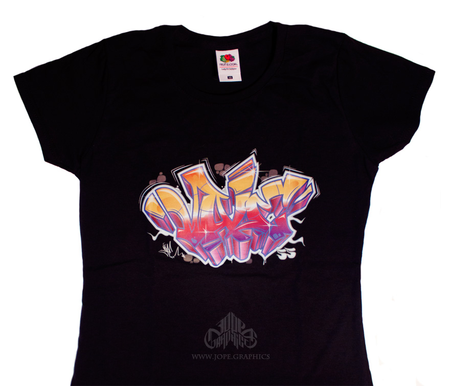 Camiseta graffiti Vale